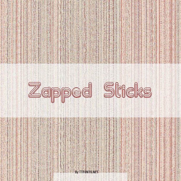Zapped Sticks example